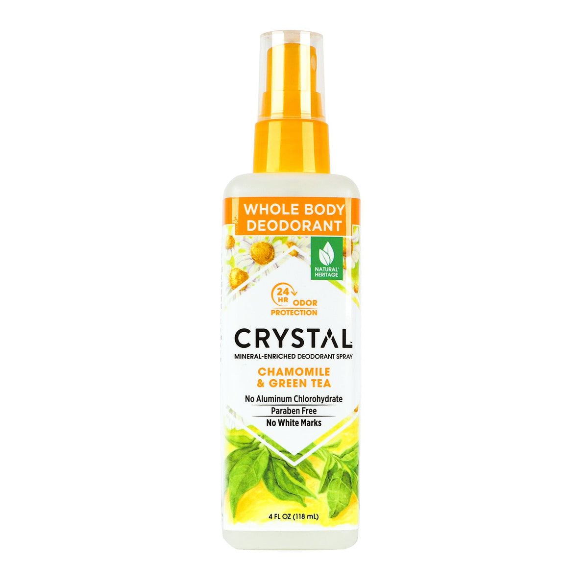 Mineral Deodorant Spray - Chamomile & Green Tea