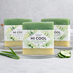 HI COOL 3 Sabonete em Barra Aloe & Pepino Fresco